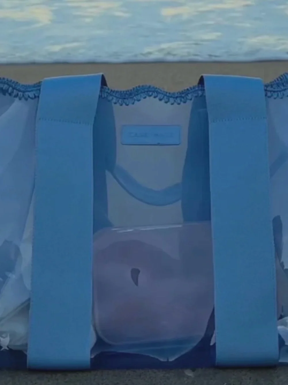 Case Mate Jelly Tote Bag Blue NWT